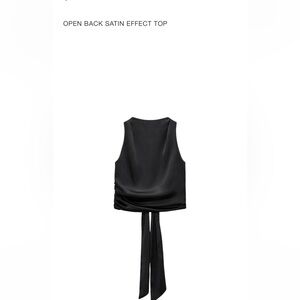 Zara satin top